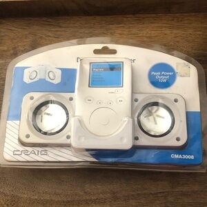 Craig White Portable Speaker System for MP3 Players